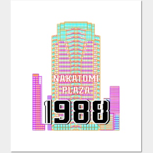 Nakatomi Plaza 80s Posters and Art